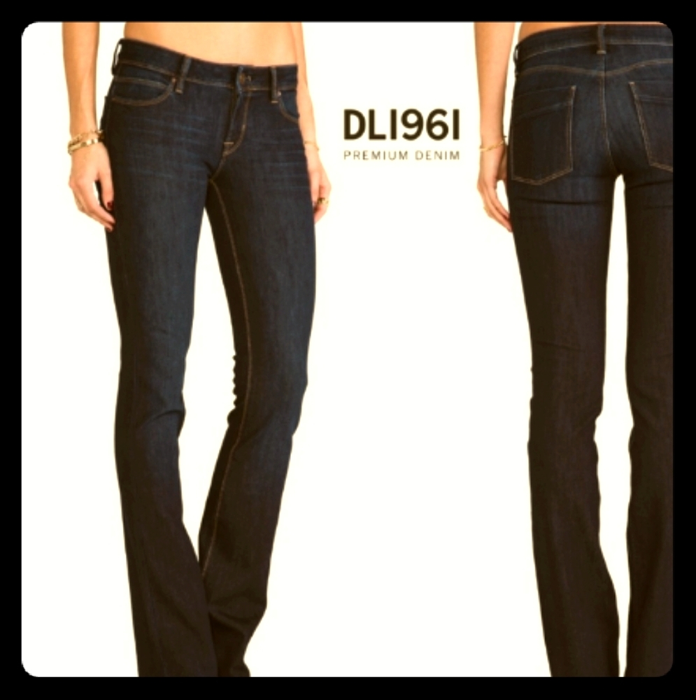 DL1961 Cindy Slim Bootcut Jeans Sonic Wash 27x29